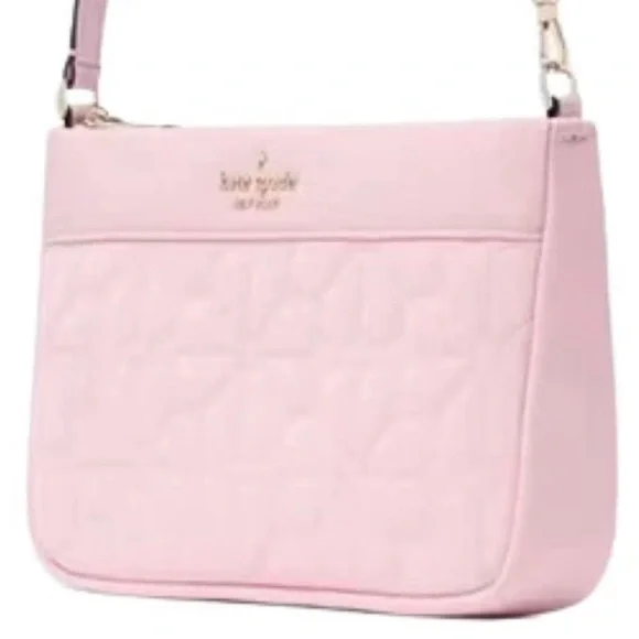 kate spade Light Pink Quilted Shoulder Bag/Wristlet - Picture 1 of 6